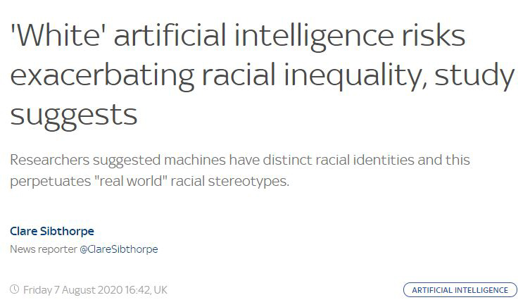 artificial intelligence is racist