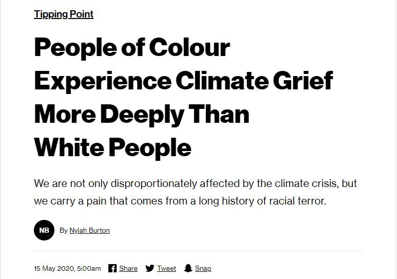 climate change is racist