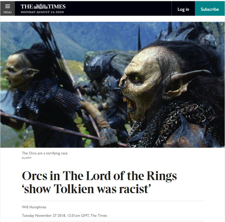 orcs is racist