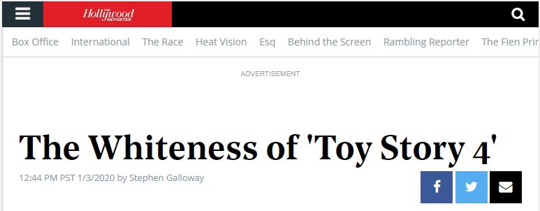 toy story 4 is racist